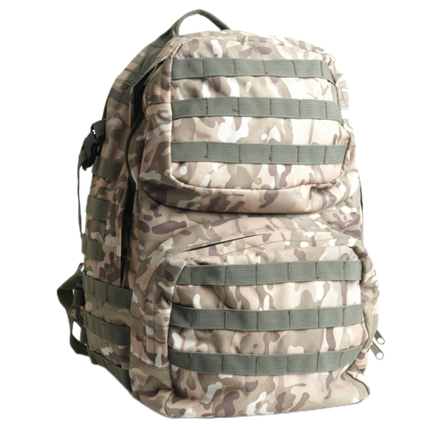 Sac à dos tactique imperméable de voyage de polyester des sports 600D de camouflage 